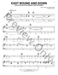 East Bound and down piano sheet music cover